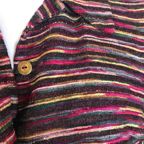 Alfred Dunner Textured Jewel Tone Jacket Blazer 10 - Picture 4 of 6